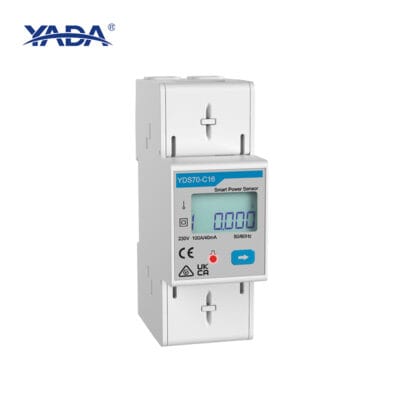 YADA YDS70-C16 Single-Phase CE UKCA RCM Certificate Digital LCD Energy Meter Solar PV Inverter RS485 Modbus