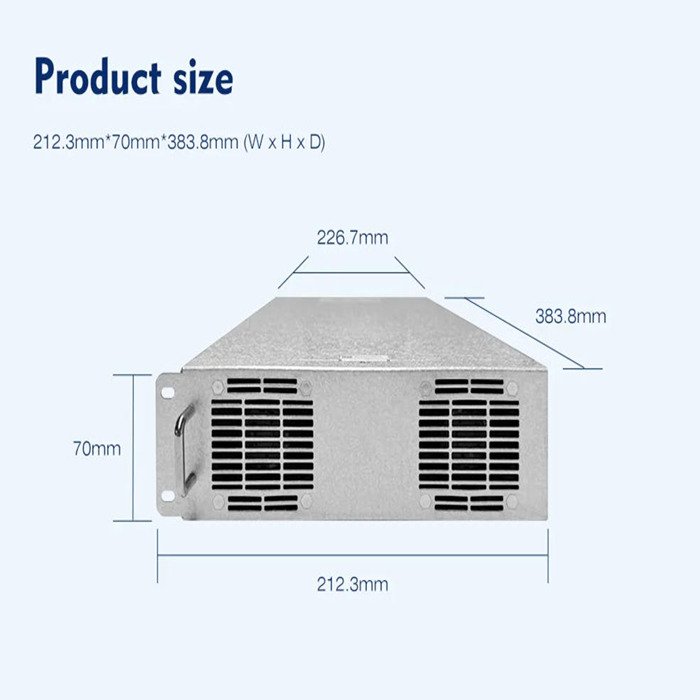 10kW 30-120Vdc Output AC/DC Power Module3